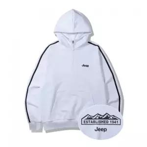 지프 JEEP 트랙 반집업 후드 티셔츠 (JP5THU832WH) JP5THU832WH 259118