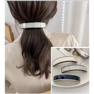 올림머리헤어핀 심플한머리핀 유광 반달 머리핀 자동핀 헤어핀 반묶음머리핀 큰자동핀 단색머리