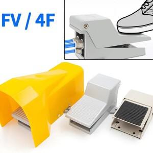 산업용 공압 풋 페달 스위치: 4F210-08 08L 공기 제어 밸브 FV420 및 실린더