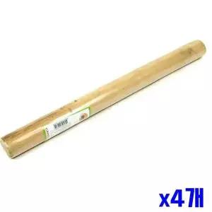 [콩심팥심]원목 고무나무 밀대 50cm 대형 x4개