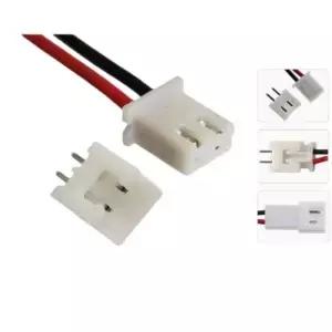 10Pair/15Pair JST XH2.54 피치 2 핀 남성 여성 플러그 배터리 충전 와이어 케이블 커넥터 2.54mm 22AWG