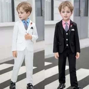 풀세트 턱시도 정장 배색행거치프 싱글버튼 헨리