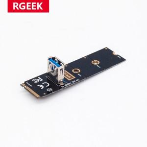 [호환품]NGFF M.2 to PCI-E X16 슬롯 전송 카드 채굴 Pcie 라이저 VGA 연장 케이블