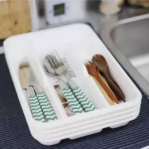 [콩심팥심]이노마타 수저 정리 트레이 서랍 수저통 수저정리