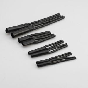 DIY 오디오 케이블 Y자형 슬릿 슬리브  포크형 고무 커버 스피커 HIFI