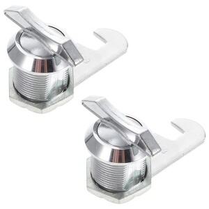 2Pcs 캐비닛 쇼케이스 잠금 장치 열쇠가 없는 메탈 서랍 찬장 파일 전기 상자용 다기능 안전