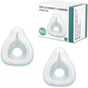 에어핏 F20용 2팩 교체 쿠션 레스메드 풀페이스 CPAP 마스크 대형