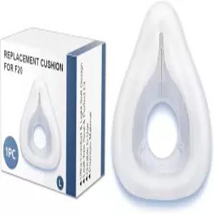 ResMed AirFit F20 대형 풀페이스 CPAP 마스크 쿠션 공급 장치와 호환되는 1팩 교체 코와 입을 덮습니다 1