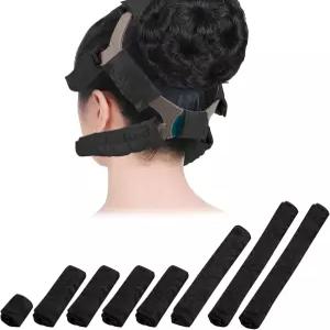 8 PCS 새틴 CPAP 마스크 스트랩 커버 편안한 에어핏 f20 헤드기어에 맞는 실키 쿠션 붉은 자국을 줄이기