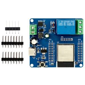 ESP32-C6 WIFI 블루투스 개발 보드 모듈 DC 5-60V 1 채널 릴레이  C DIY 전자 키트