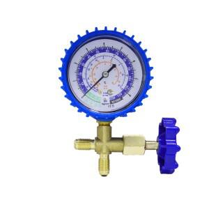 냉매 리필 압력 게이지 에어컨 매니폴드 커넥터 세트 및 밸브 r134A R22 250psi 17.5kg