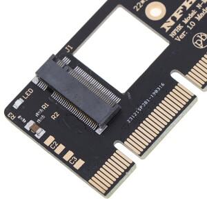 NGFF M 키 M.2 NVME AHCI SSD에서 PCI-E 익스프레스 3.0 16x x4 어댑터 라이저 카드 컨버터, XP941 SM951