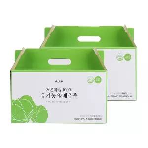 [NS홈쇼핑][오늘보감] 국내산 유기농양배추100% 저온착즙 양배추즙 100ml 30포+30포(총60포)..[33297376]