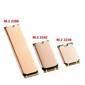M.2 NVME 2280 2242 SSD 방열판 구리 PS5 라디에이터 솔리드 스테이트 드라이브 노트북 PC NGFF PCI-E 용