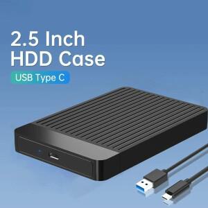 2.5 HDD/SSD 케이스 SATA-USB 3.1/3.0 어댑터 디스크 유형 USB-C 인클로저용 6gbps 외장형 하드 드라이브