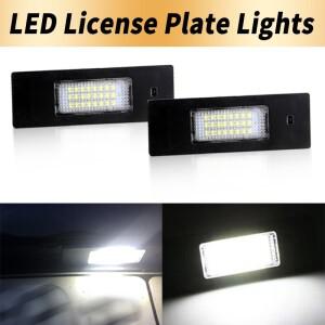2PCS LED 테일 라이센스 플레이트 조명 Canbus 미니 소형 쿠퍼 Clubman Countryman Paceman R55 R60 R61 BM