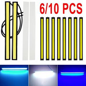 610피스 17CM LED COB 전구 12V 7000K DRL 자동차 링 스트립 방수 작업 조명 운전 주간 러닝 라이트 화이트