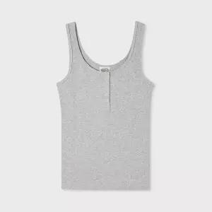 후아유 Ribbed Henley Sleeveless WHRNG3792F 484732