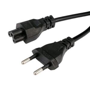 EU 유로 전원 케이블 유럽 미국 IEC C5 클로버리프 코드 1.2m 4ft AC 어댑터 노트북