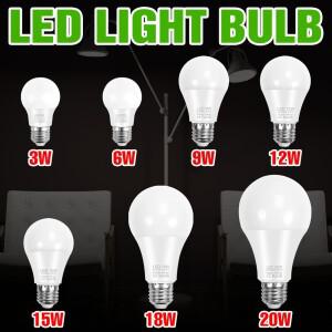 20W LED 전구 E27 천장등 E14 램프 AC220V 샹들리에 에너지 절약 조명 차가운 백색 240V 가정용 거실용