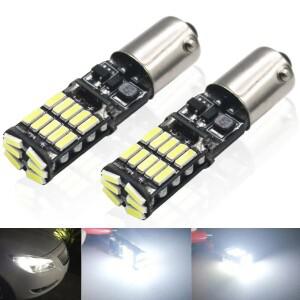 2PCS BA9S T4W H6W 4014 26SMD 인테리어 조명 계기 전구 램프 돔 라이트 사이드 웨지