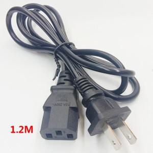 미국 IEC 320 C13 2구 AC 전원 코드 케이블  멕시코 연장 데스크탑 노트북 PC 모니터용 1.2M