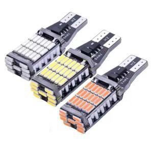 자동차 LED 방향지시등 T15 W16W 921 912 T16 T10 전구 고출력 45 SMD 4014 후진등 교체용 백색