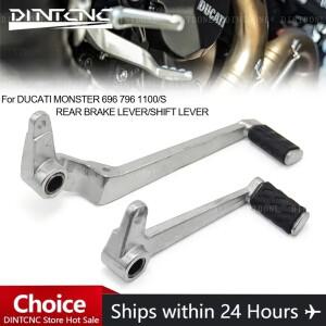 [호환품]기어 시프트 레버 후면 풋 브레이크 오른쪽 페달 DUCATI Monster 696 796 1100/S 바이크 오토바이