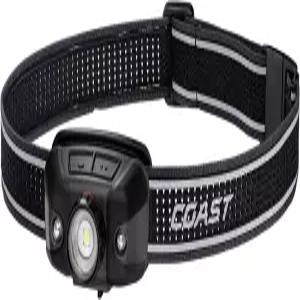 코스트 FLX40R 800 루멘 내장 충전식 배터리 LED 헤드램프 트위스트 포커스 렌즈 울트라 스트랩 포함