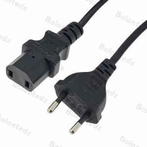 범용 2핀 AC 전원 코드 케이블 리드 EU/US - IEC 320 C17 for PS4 Pro 충전기 1.5M
