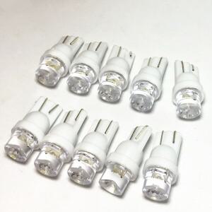 10PCS T10 W5W LED 194 168 SMD Led 자동차 조명 통관 주차 전구 외부 웨지 사이드 램프 흰색 12V