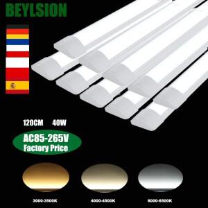 YISIONY LED 튜브 조명 선형 램프 표면 장착 천장 상업용 120cm 40W 85V-265V 12 개 10 5 개