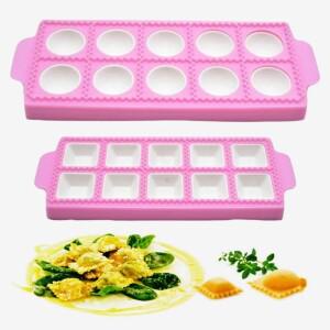 다기능 플라스틱 라비올리 몰드 DIY 베이킹 도구 이탈리아 만 호환두 수제 퐁당 케이크 장식 무스 페이스트