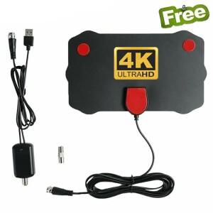 5000 마일 HD 8K 4K 1080P 실내 디지털 TV 안테나 25DB HDTV DVB-T 케이블 UHF VHF Tv 공중