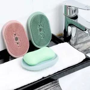실리콘 비누 받침대 블루 비누받침대 비누대 비누홀더
