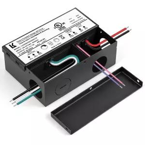 12V 60W 디밍 LED 드라이버 5-in-1 트라이악/ELV/MLV/0-10V/1-10V/PWM 트랜스포머 루트론 및 레비톤 디머