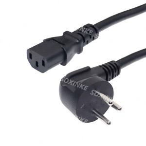 이스라엘 SI-32 PC 컴퓨터 모니터 프린터 TV용 전원 공급 코드 3 핀 플러그 IEC C13 암 PU UPS 케이블 1.5M