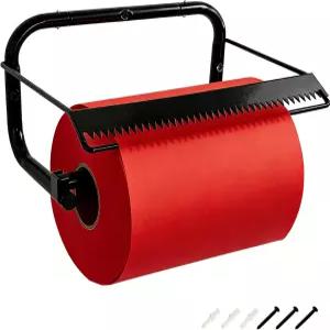 점보 롤 월 장착 상점 종이 타월 홀더 차고 및 산업용 와이퍼 디스펜서 16.5 x9.8 x8.7 (1 팩 블랙 )