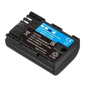 Canon LP-E6 5D mark III 7D M EOS R5 R6 R, 6D, 80D, 90D용 완전히 디코딩된 2800mAh 배터리