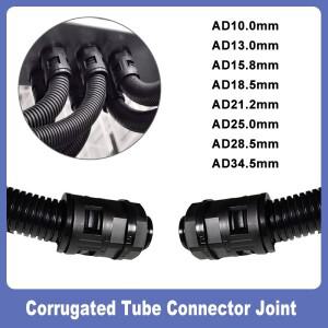 [호환품]1~10개 골판지 튜브 커넥터 조인트 AD10-AD34.5 M12-M32 자동 라인 케이블 절연 하네스 모터 와이