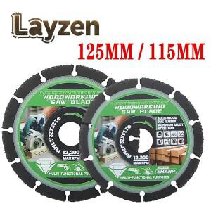 레이젠 115/125mm 텅스텐 절단 디스크 (앵글 그라인더용) 목재 플라스틱 PVC 휠 목공 및 DIY한 날카롭고 내
