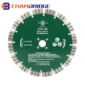 190-230mm 다이아몬드 톱 블레이드 스톤 커팅 디스크 휠 화강암 석 콘크리트 용 터보 세그먼트