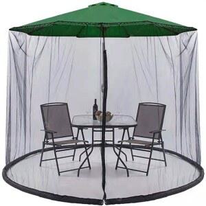 야외 대형 정자 없음 보호 우산 공원 미 가제보 레저 마당 레드 방수 레인 태양