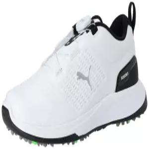 GOLF 25.5 cm [푸마] 스파이클리스 골프 슈즈 그립 퓨전 플렉스 디스크379211PUMA 맨즈 푸마 화이트