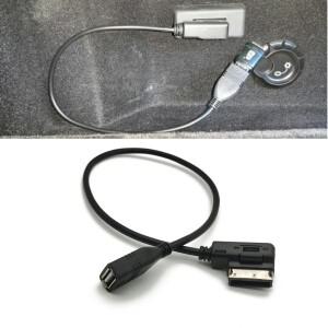 자동차 USB AUX 케이블 MDI MMI AMI 여성 인터페이스 오디오 어댑터 데이터 와이어 Audi 호환 A3 A4 A5 A6