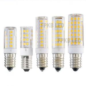 18W 15W 12W 9W 7W E14 LED 전구 램프 220V-240V 미니 소형 옥수수 2835SMD 360 빔 각도 할로겐 샹들리에