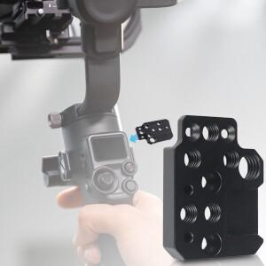 확장 어댑터 보드 DJI호환 Ronin RS3/RS2/RSC2/SC/S 짐벌 안정기 용 메탈 모니터 마운트 홀더 플레이트 카