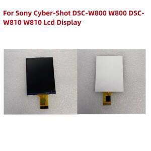 Alideao-소니호환 사이버 샷 DSC-W800 W800 디지털 카메라 수리 부품 용 백라이트 새 LCD 디스플레이 화면