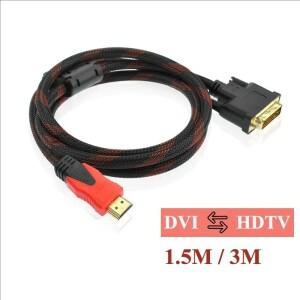DVI-HDMI 호환 케이블 DVI D 수-HDMI 고속 디지털 오디오