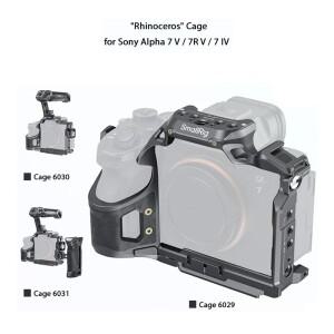 스몰리그 6029 A7 V / A7RV 라이노세로스 케이지 (소니호환 알파 7V 7R 7 IV 용) 1/4-20 나사산 콜드슈 포